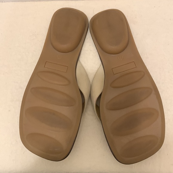 LISA b CO SANDALS SZ(37) =6•5 TAN/BROWN SUEDE AND LEATHER WORN ONCE - Picture 3 of 6